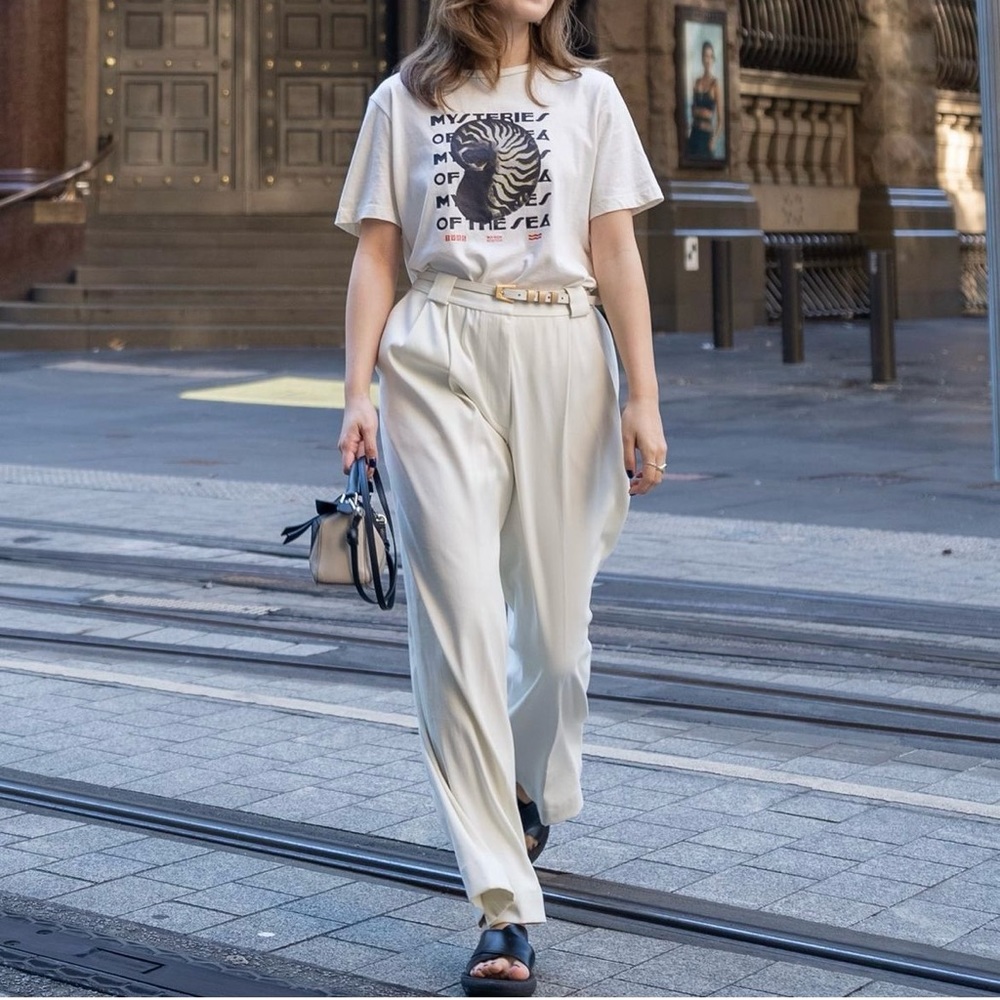 & Other Stories Relaxed straight leg trousers